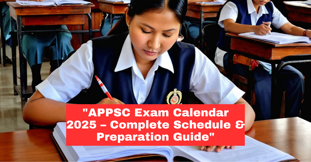 Arunachal Pradesh Public Service Commission (APPSC) Exam Calendar 2025