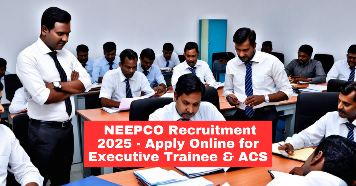 NEEPCO Recruitment 2025: Apply for Executive Trainee and Assistant Company Secretary Positions