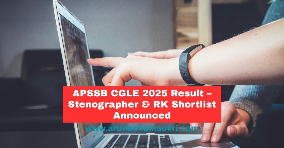 APSSB CGLE 2025 Result Declared: Check Shortlisted Candidates and Document Verification Schedule