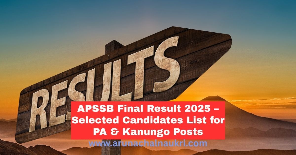 APSSB CGLE 2025 Final Results Announced: Check PA and Recorder Kanungo Selections