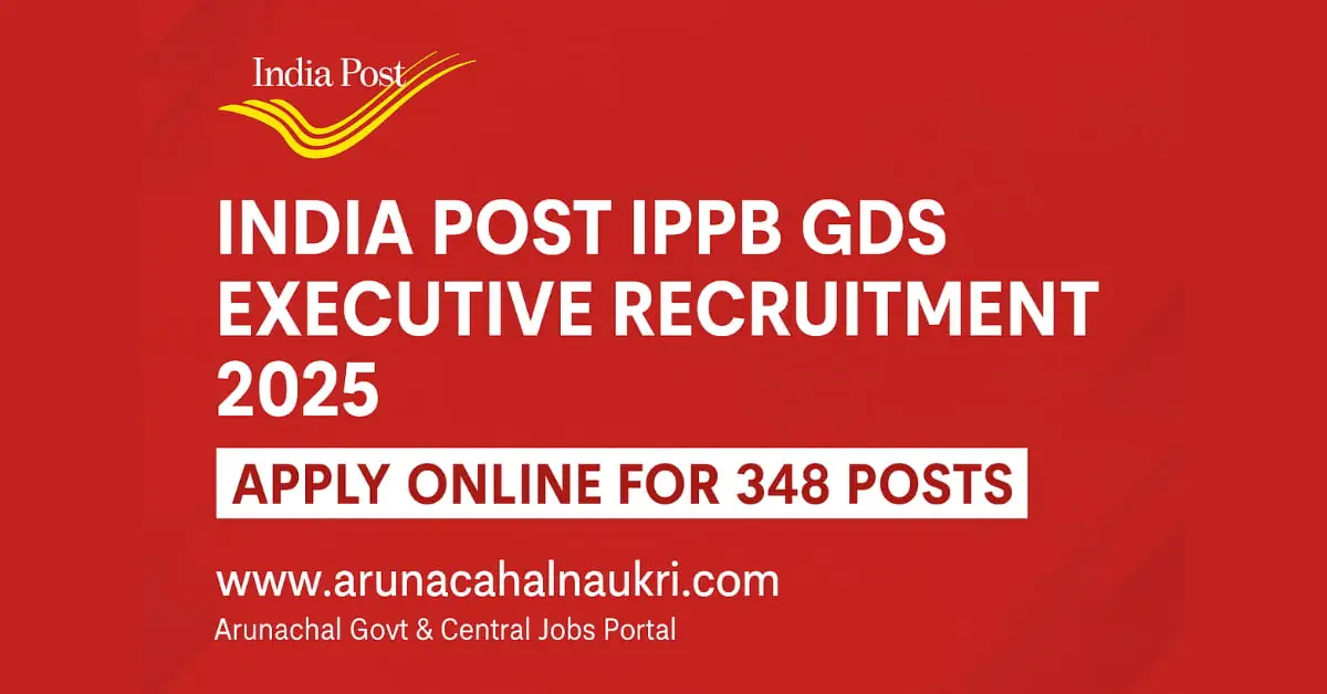 India Post IPPB GDS Recruitment 2025 – Apply Online for 348 Executive Posts